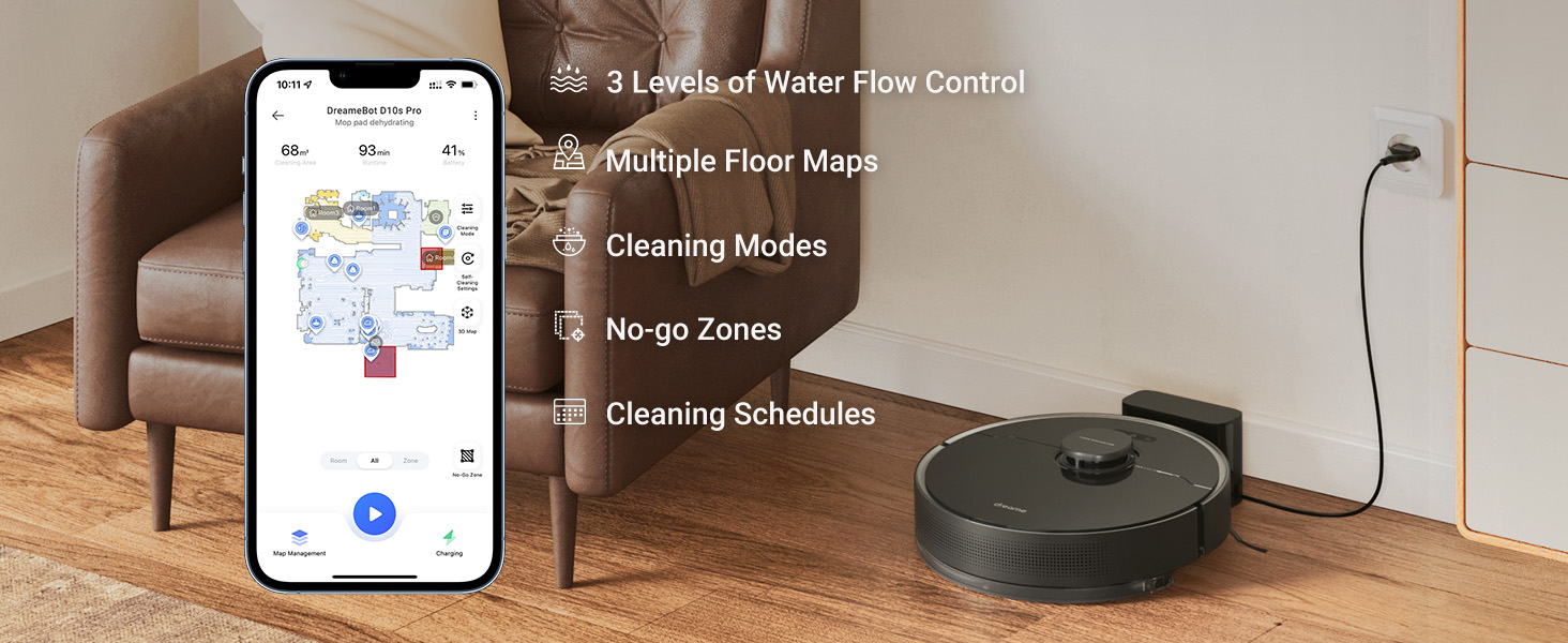 D10s Pro Robot Vacuum