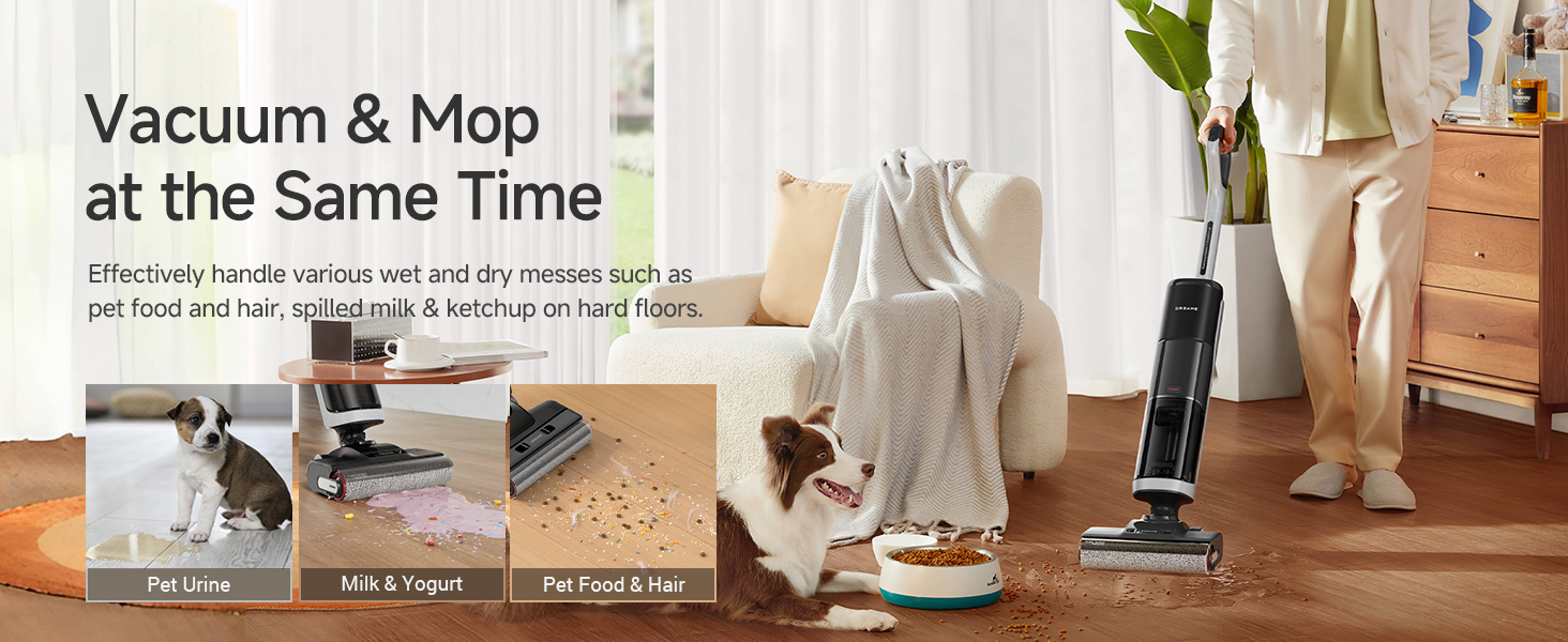 Vacuum and Mop at The Same Time