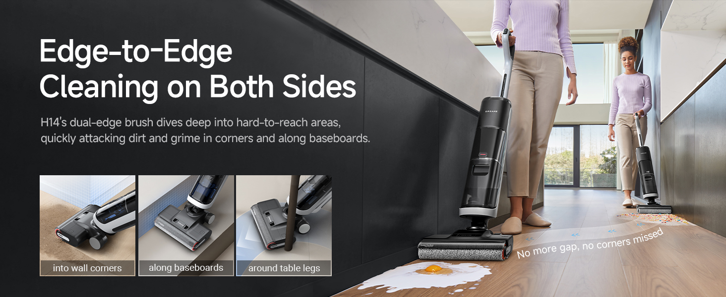 Edge to Edge Cleaning on Both Sides