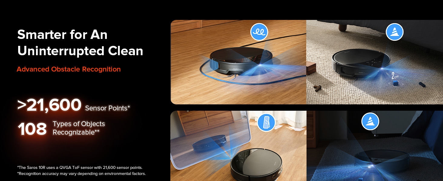 roborock saros 10r robot vacuum and mop