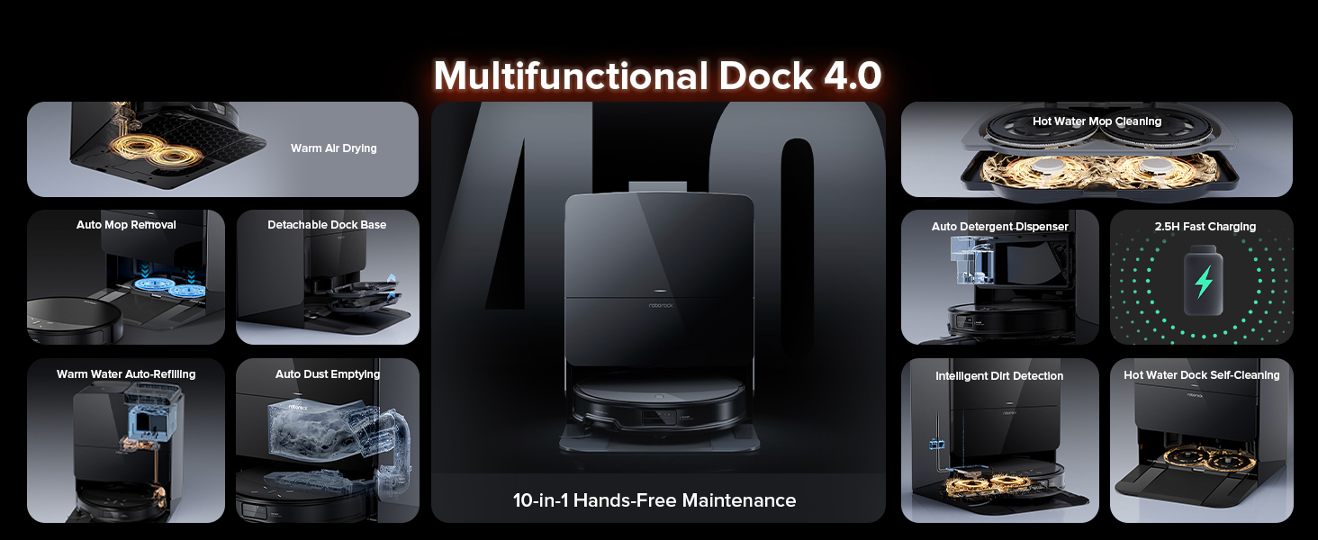 roborock saros 10r robot vacuum and mop