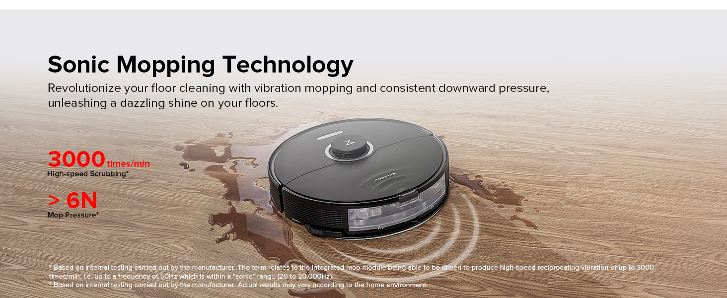 robot vacuum and mop