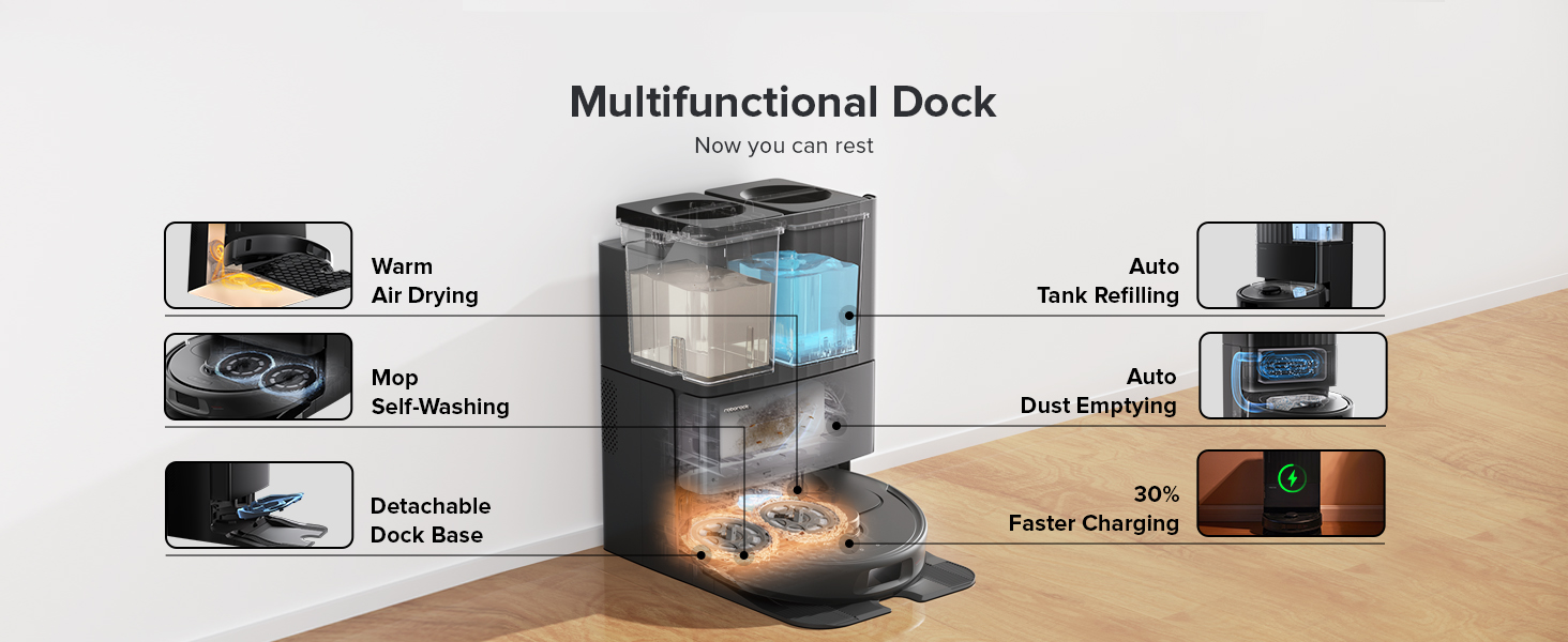 roborock robot vacuum and mop cleaner qrevo plus