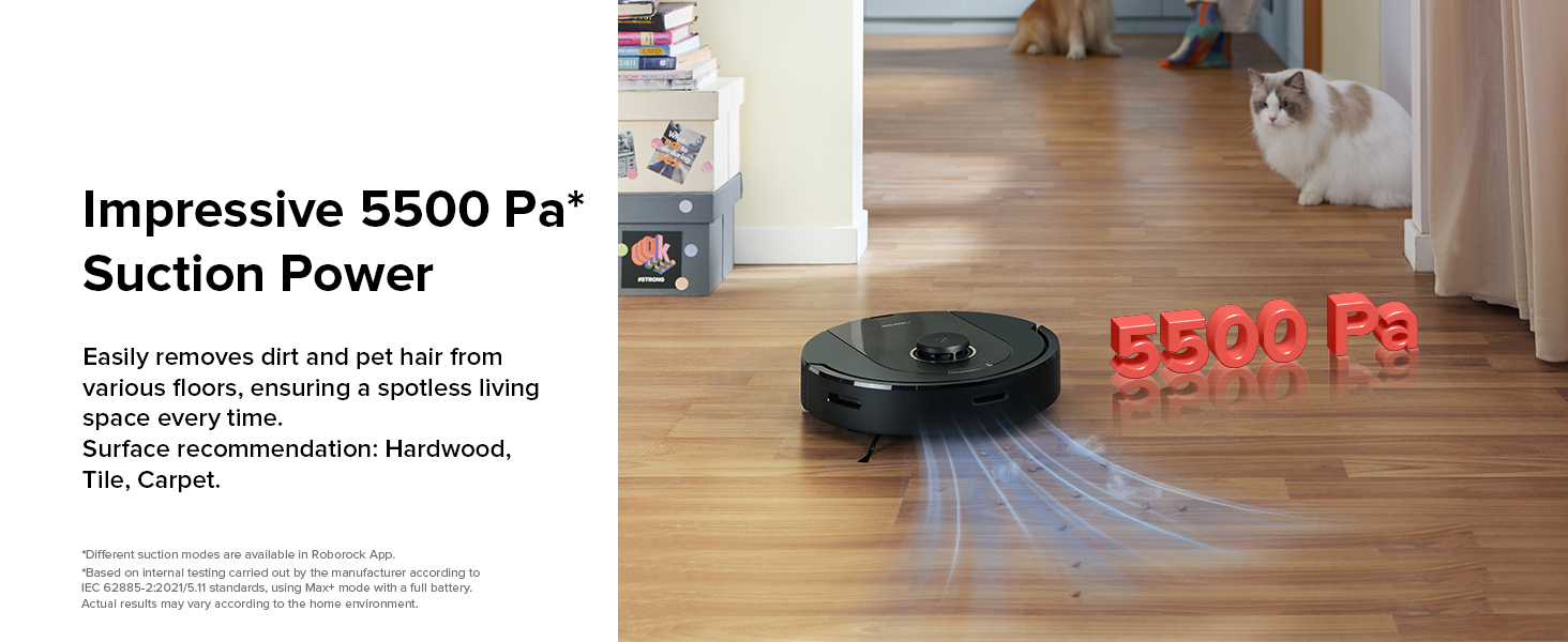 roborock robot vacuum and mop robotic vacuum cleaner Q5 Pro
