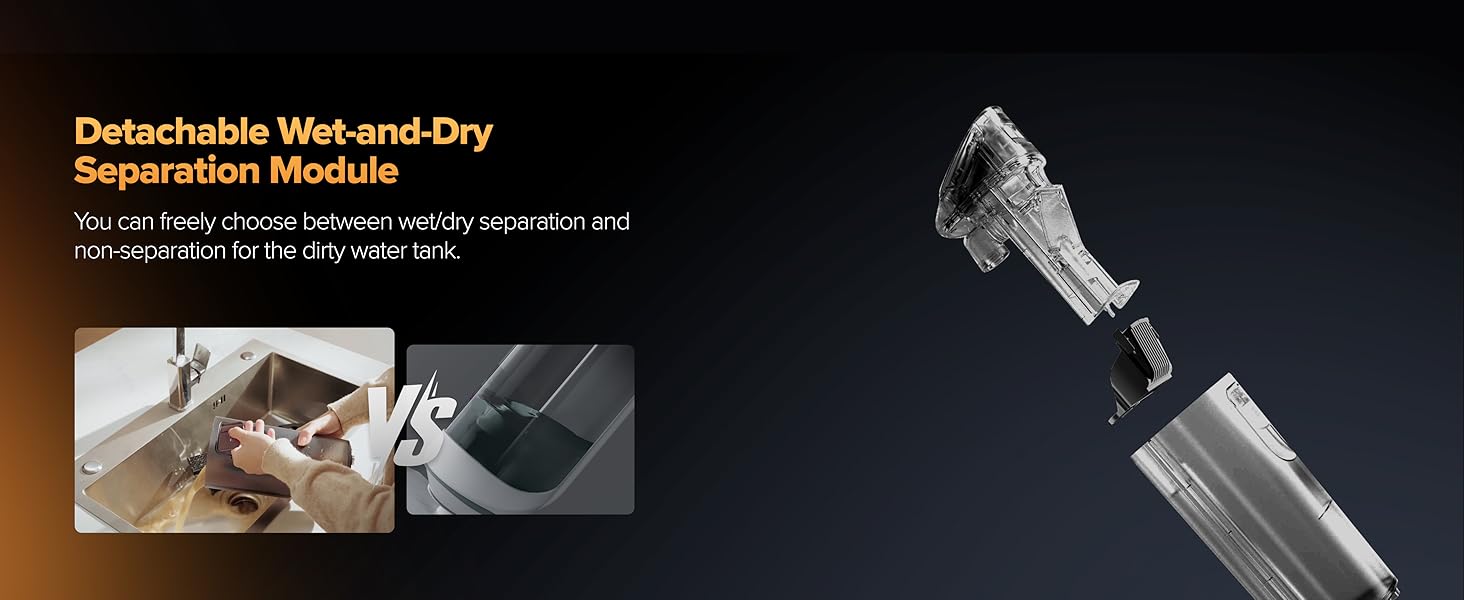 Detachable Wet-and-Dry Separation Module