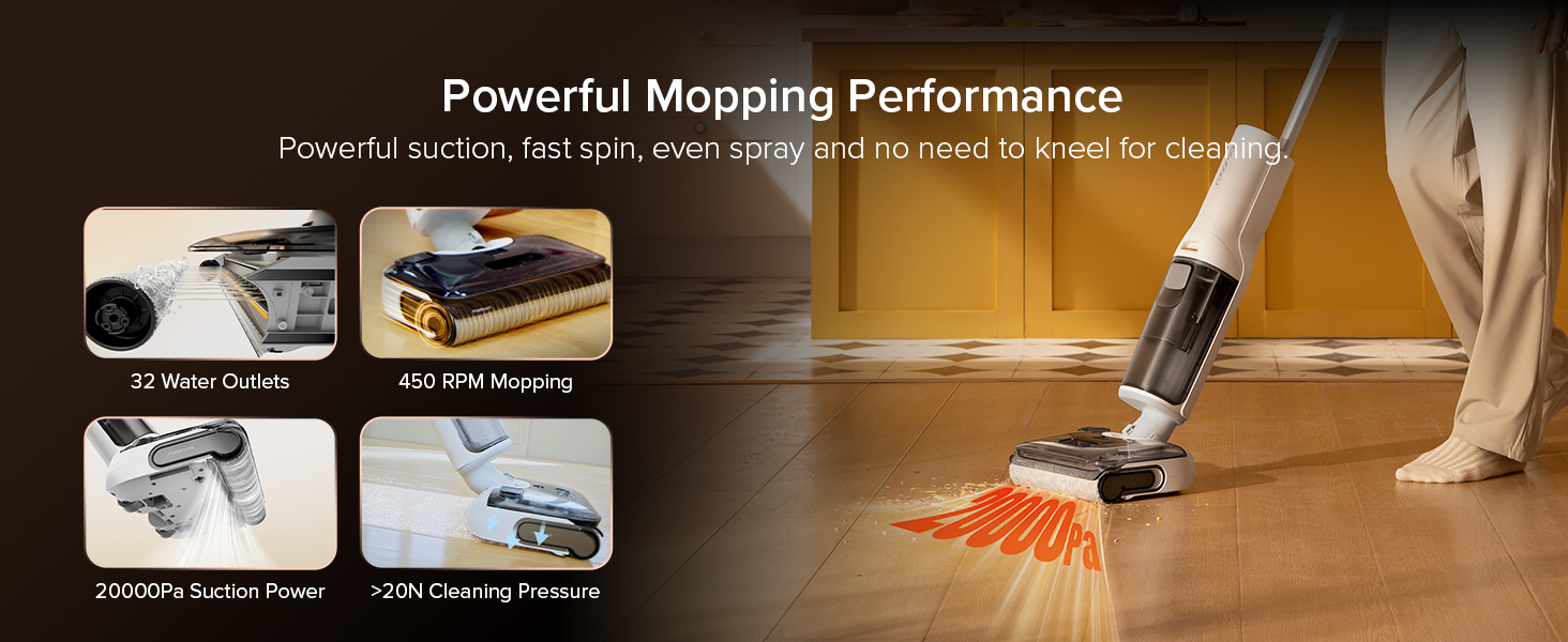 roborock F25 RT,Wet Dry Vacuum Cleaner