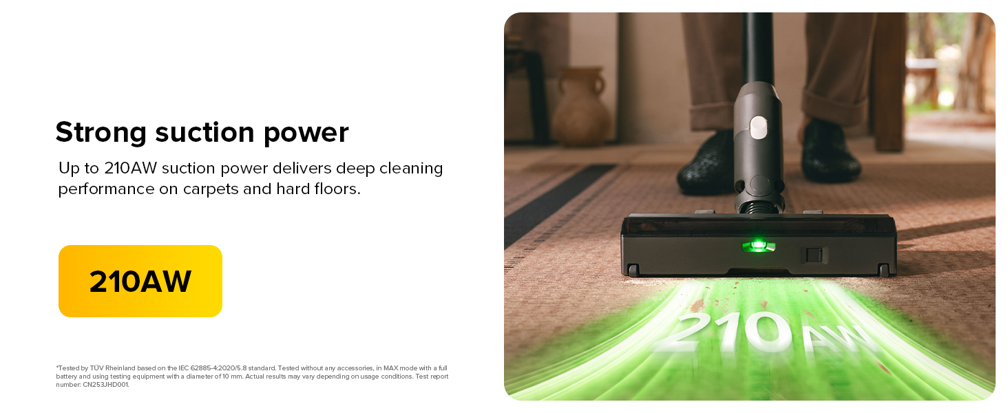 Strong suction power