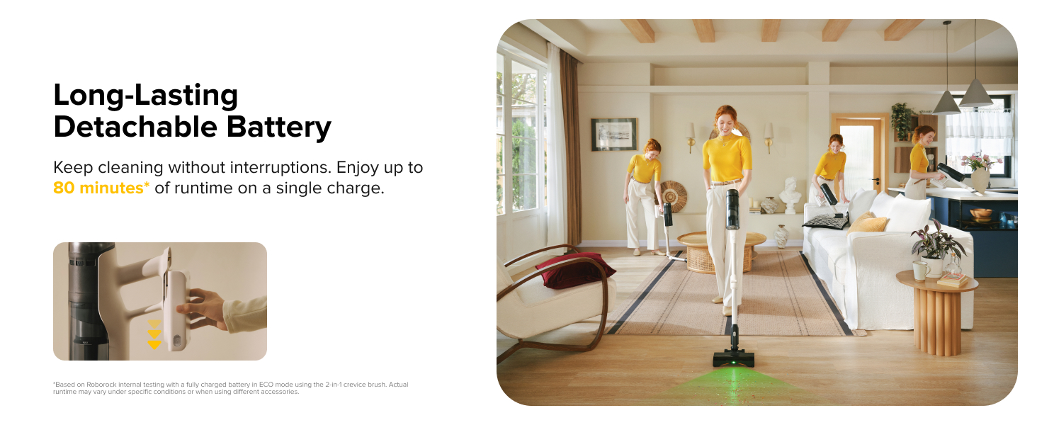 Long-Lasting Detachable Battery