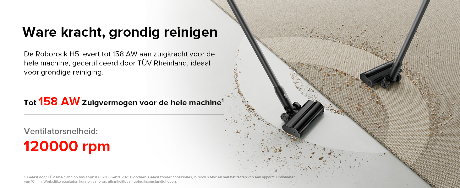 roborock h5 Steelstofzuiger Draadloos